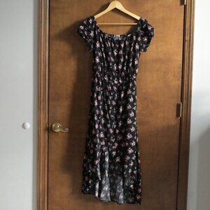 High Low, Stretchy Floral Dress. Women's L.